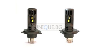 Мини Диодни крушки за фарове CANBUS,H4