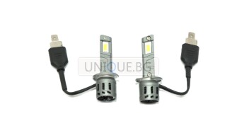 LED крушки за фарове, H1 DC9-32V 55W 5000LM 6500K