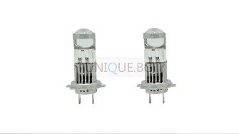 Диодни крушки за фарове с лупа CANBUS, H7 DC11-18V 40W 6200LM 6500K